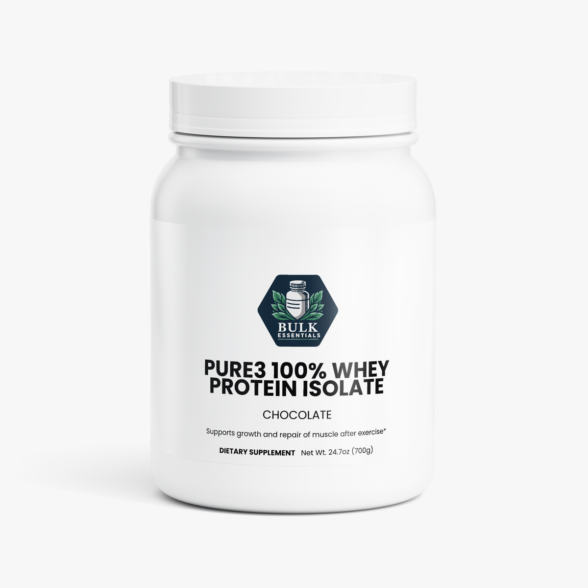 Pure3 100% Whey Protein Isolate (Chocolate)