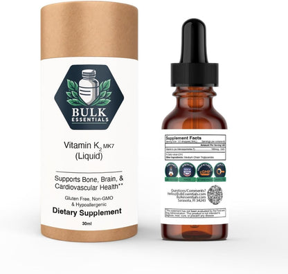 Vitamin K2 MK-7 Drops with MCT Oil