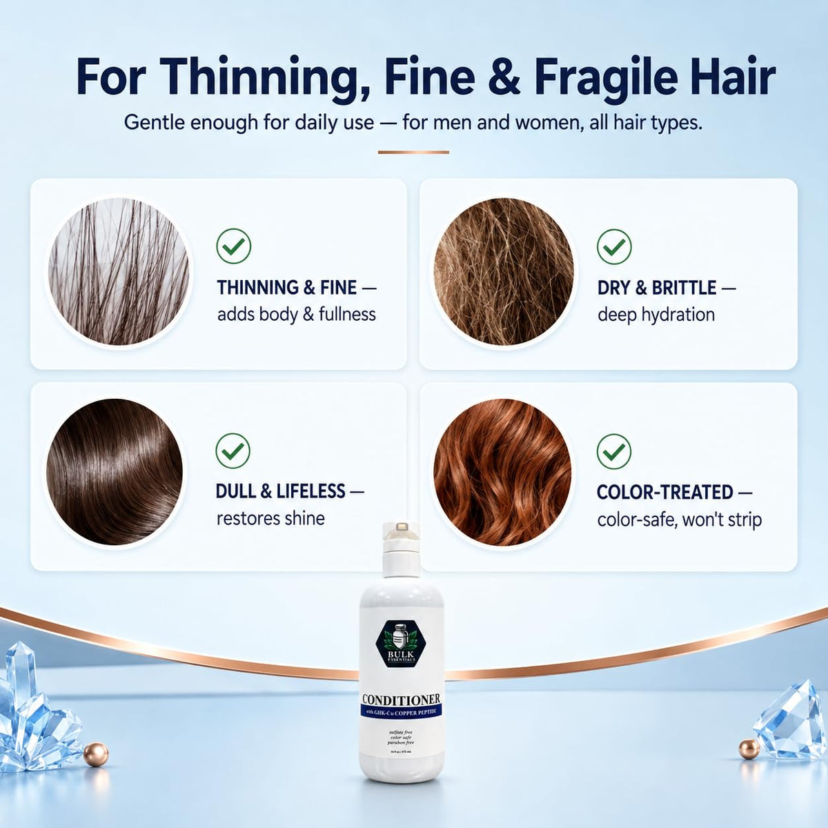 Bulk Essentials Hair Conditioner 16oz
