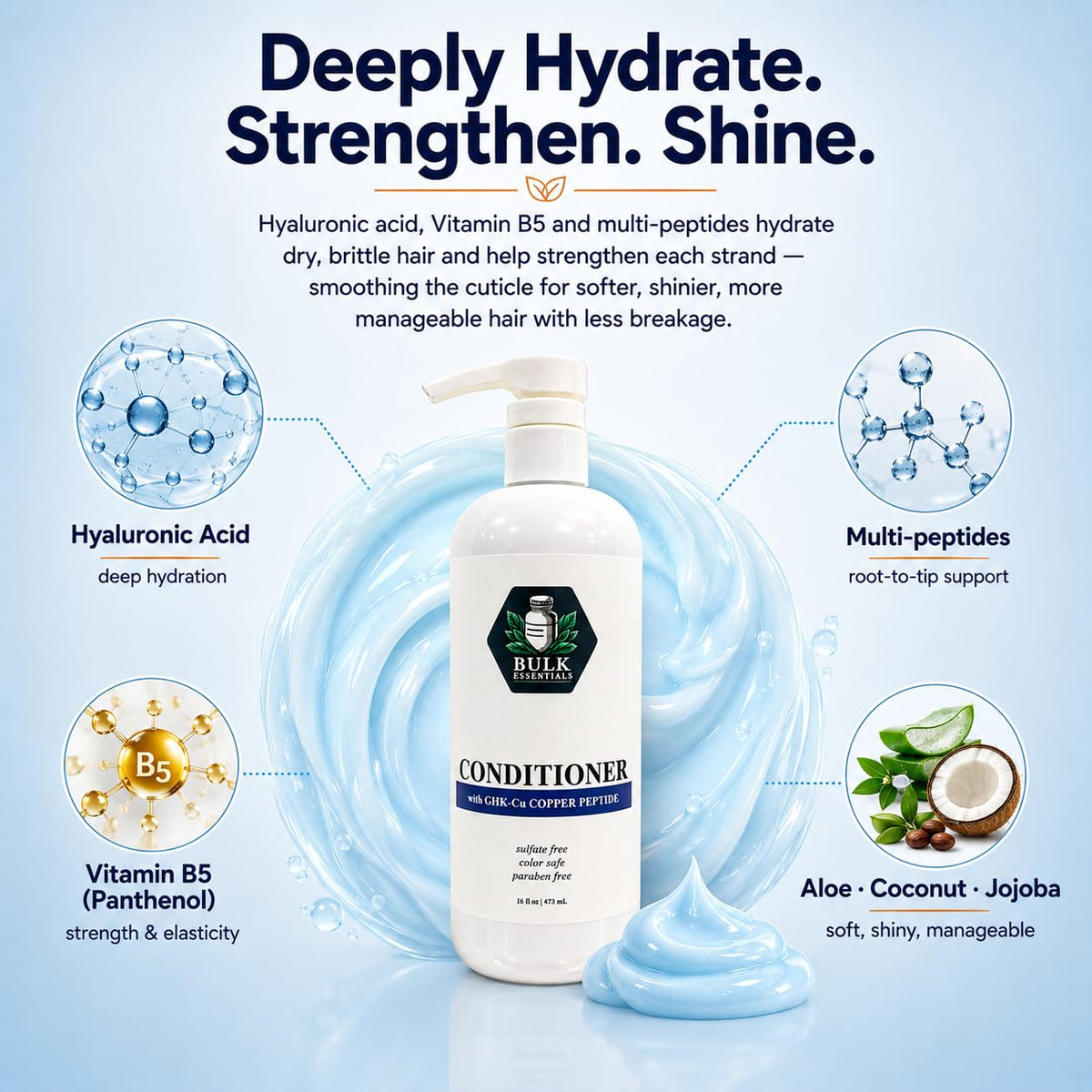 Bulk Essentials Hair Conditioner 16oz
