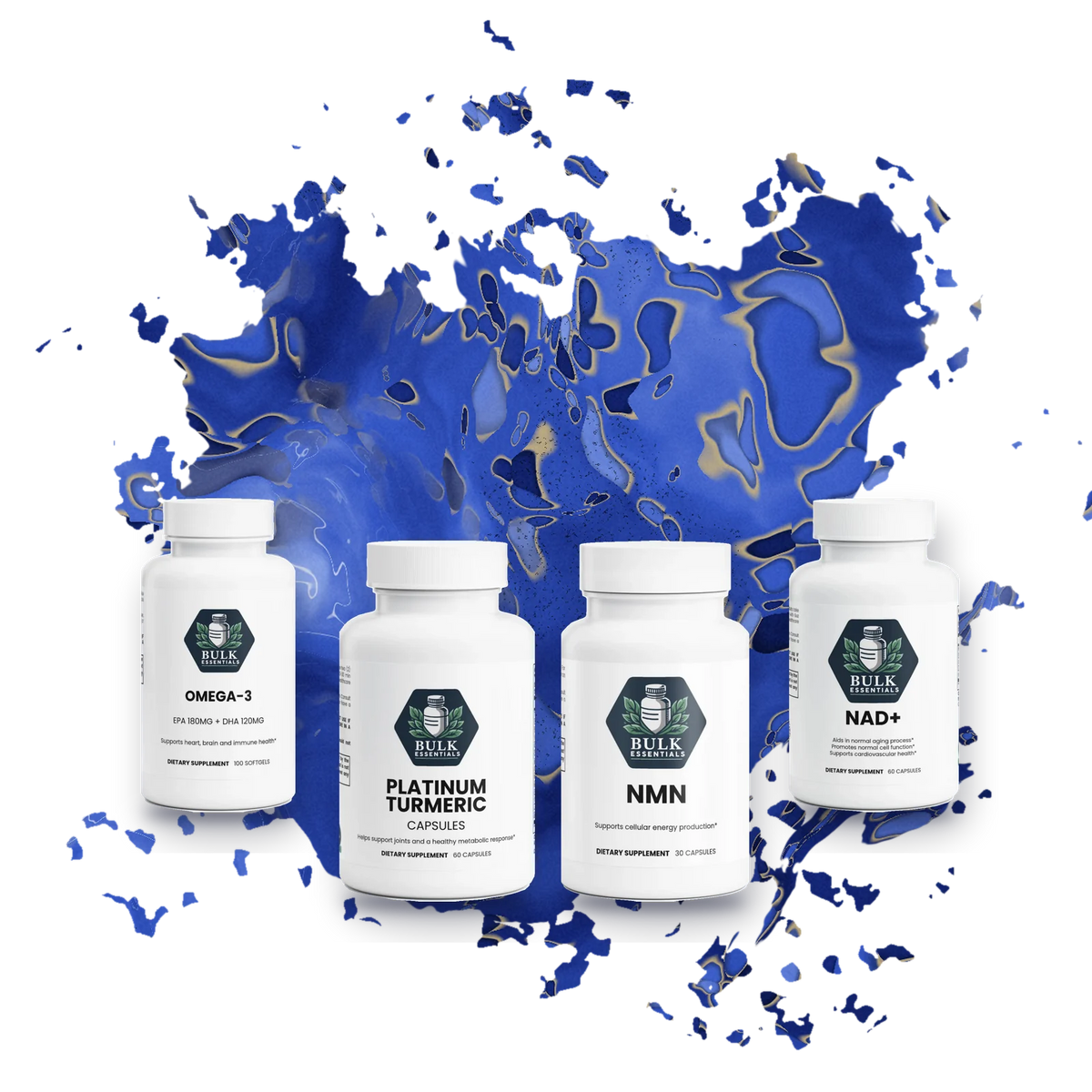 The Longevity Protocol: NAD+ · NMN · Platinum Turmeric · Omega-3