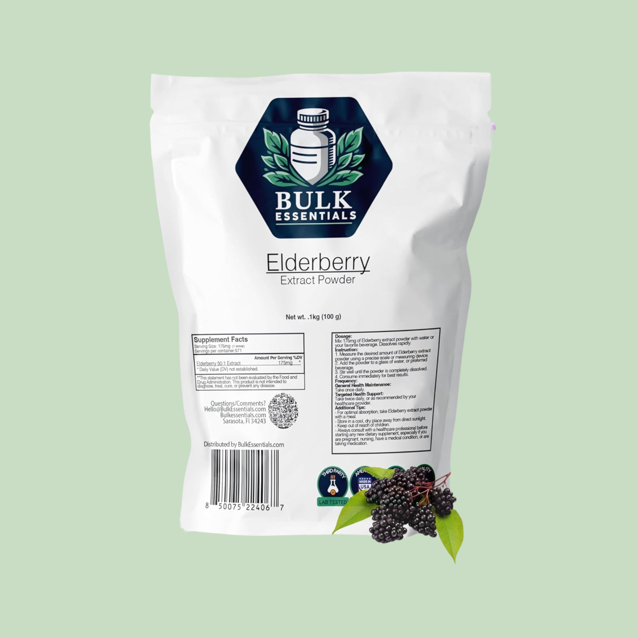Elderberry Extract Powder W/Maltodextrin
