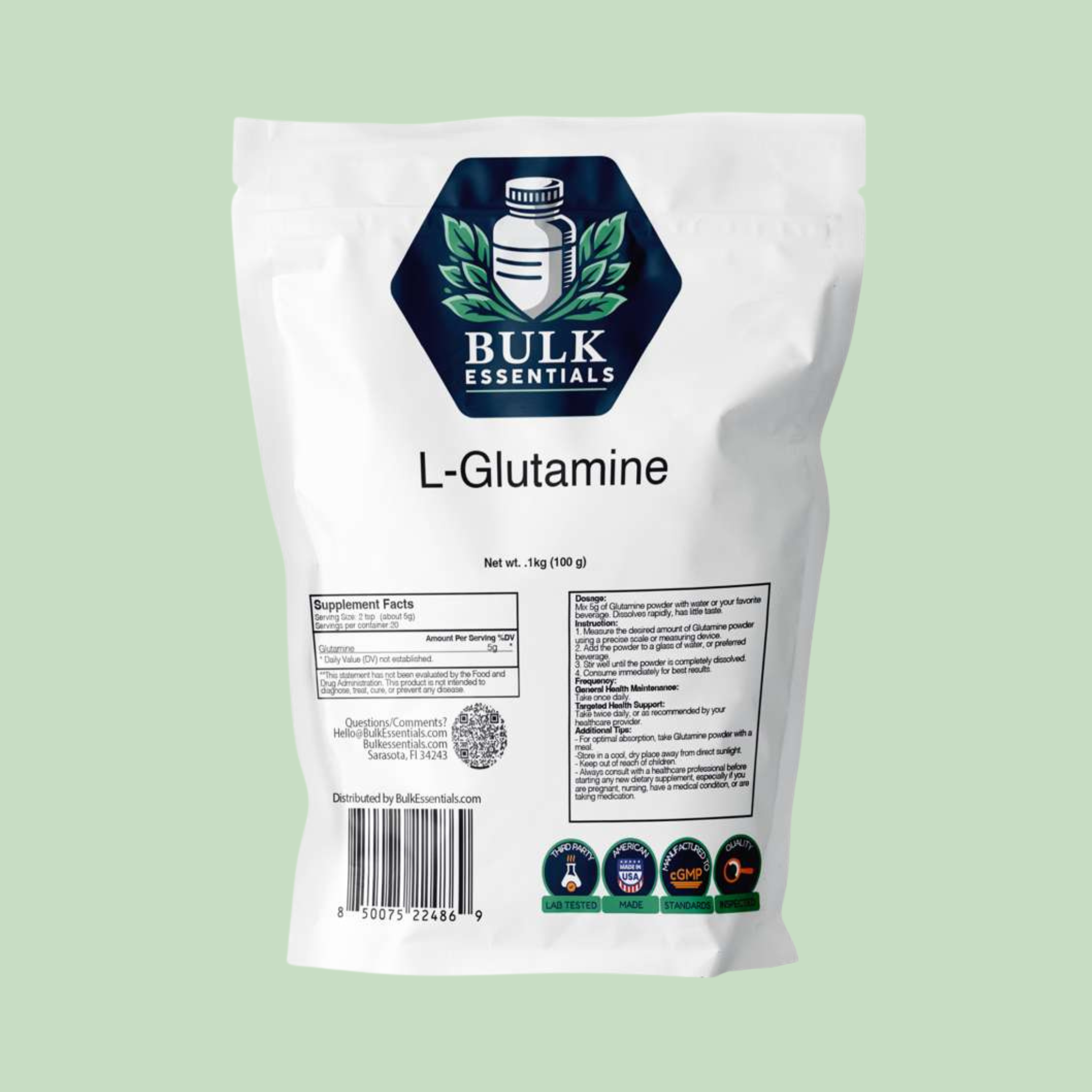 L-Glutamine Powder Supplement
